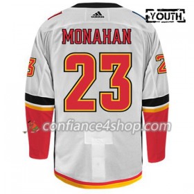 Adidas Maillot de Hockey Calgary Flames SEAN MONAHAN 23 Blanc Authentic - Enfant